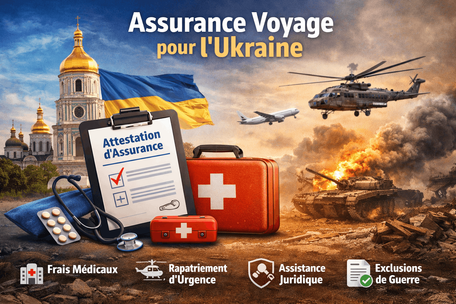 Ai-je besoin d'une assurance pour voyager en Ukraine ?