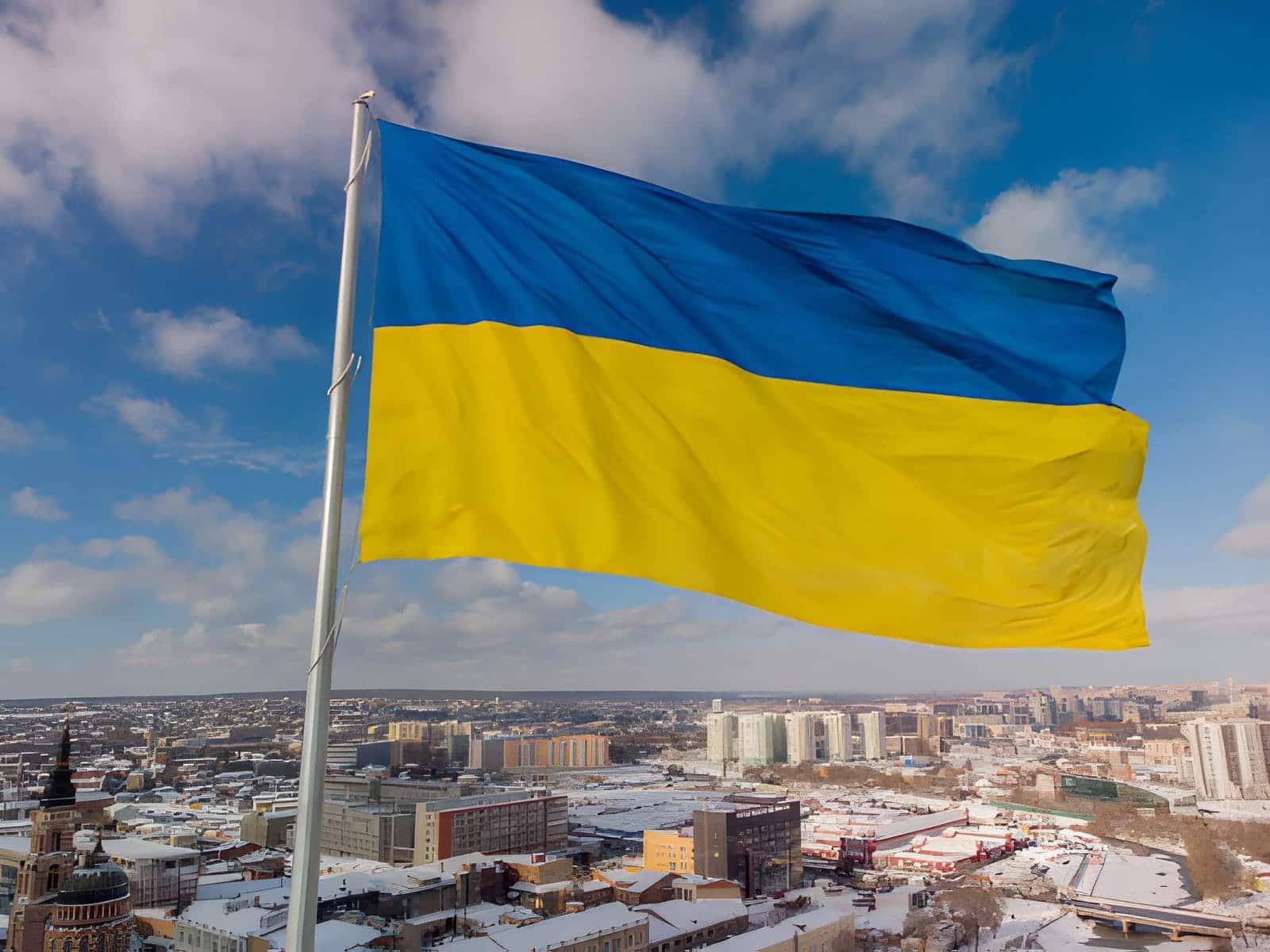 Drapeau de ukraine pour actualité Ukraine